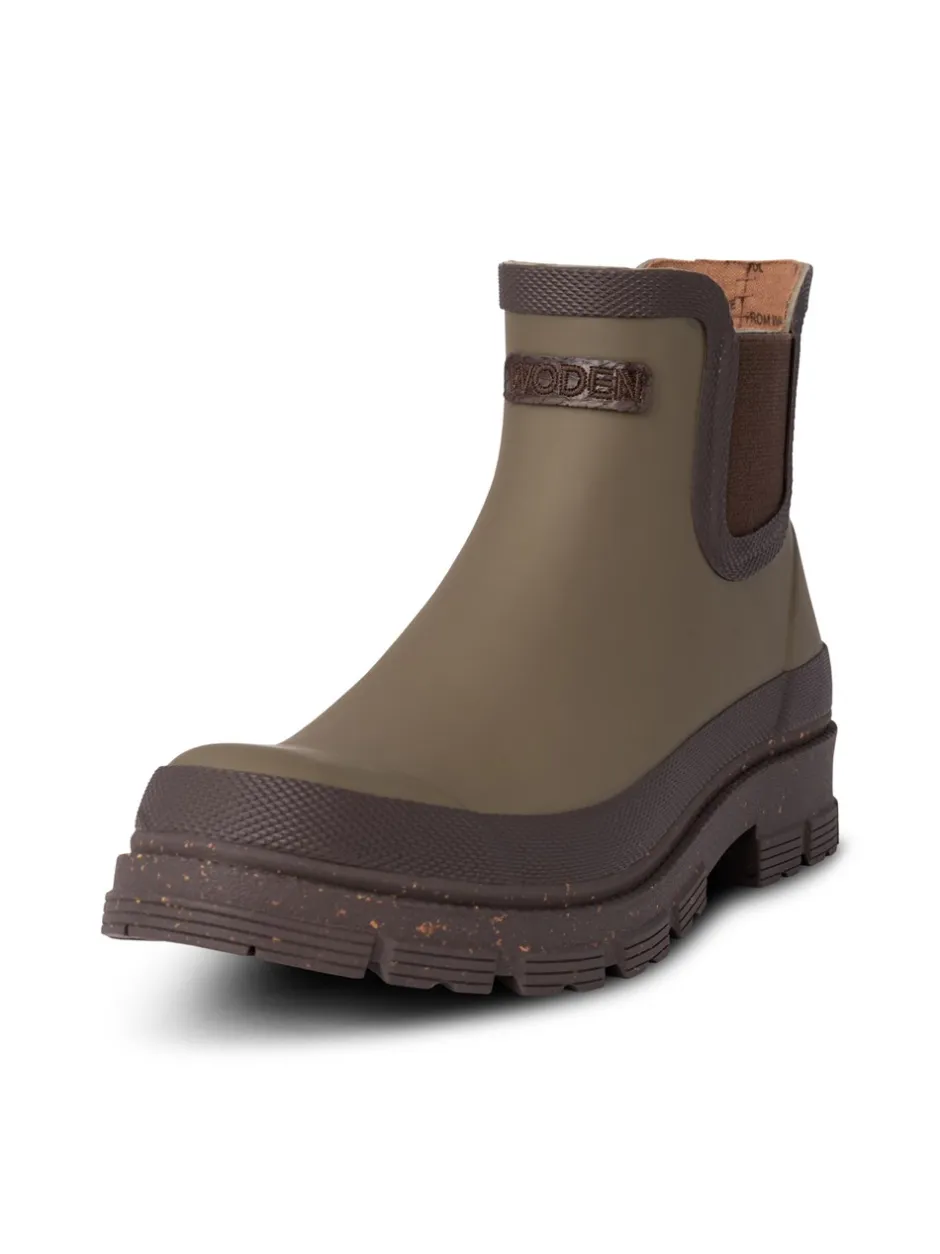 Hot Woden Liv Waterproof Støvler, , 42 Dark Olive