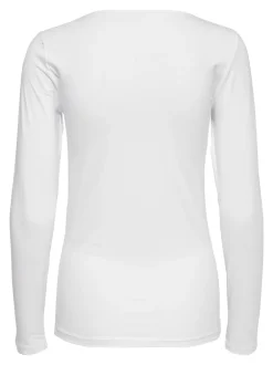 Sale ONLY Live Love Langærmet T-shirt, , L White