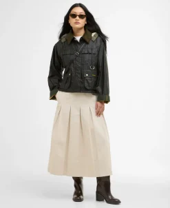Hot Barbour Liza Wax Jakke, , 38 Fern/Ancient