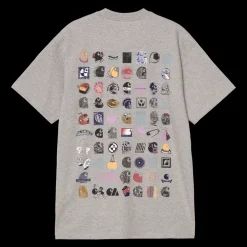 Discount Carhartt WIP Logo Archive T-shirt, , L Grey Heather