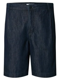 Hot Selected Homme Loose-Nolan Shorts, , M Dark Blue Denim