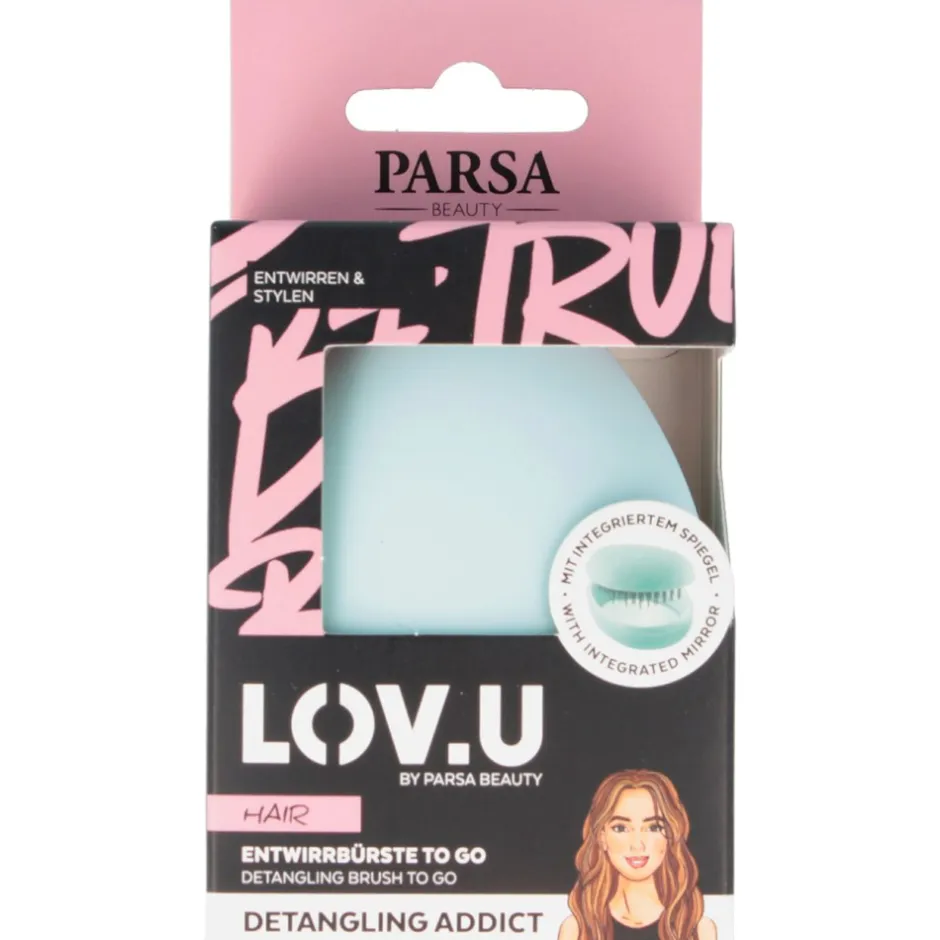 Parsa Beauty Lov U Pocket Hårbørste* Hårpleje|Børster & Kamme