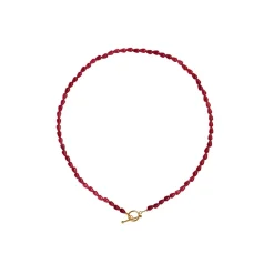 Online Stine A Love Drop Halskæde, , 45 cm Burgundy