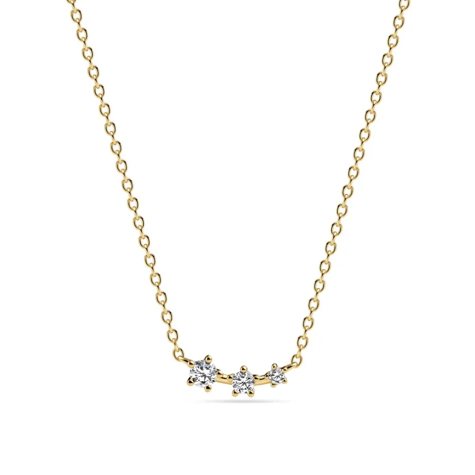 Sif Jakobs Jewellery Lucente Tre Halskæde, , 45 cm*Dame Halskæder