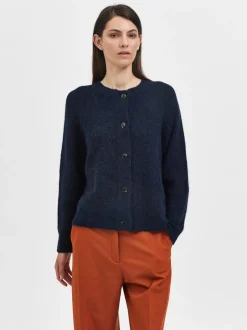 Discount Selected Women Lulu Cardigan, , XS Dark Sapphire