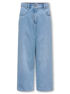 KIDS ONLY Lumi Wide Denim Pimbox Jeans, , 164 cm*Børn Jeans