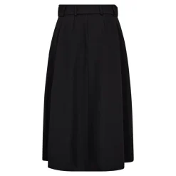 Co'Couture LunaCC Belt Midi Pleat Nederdel, , M Black