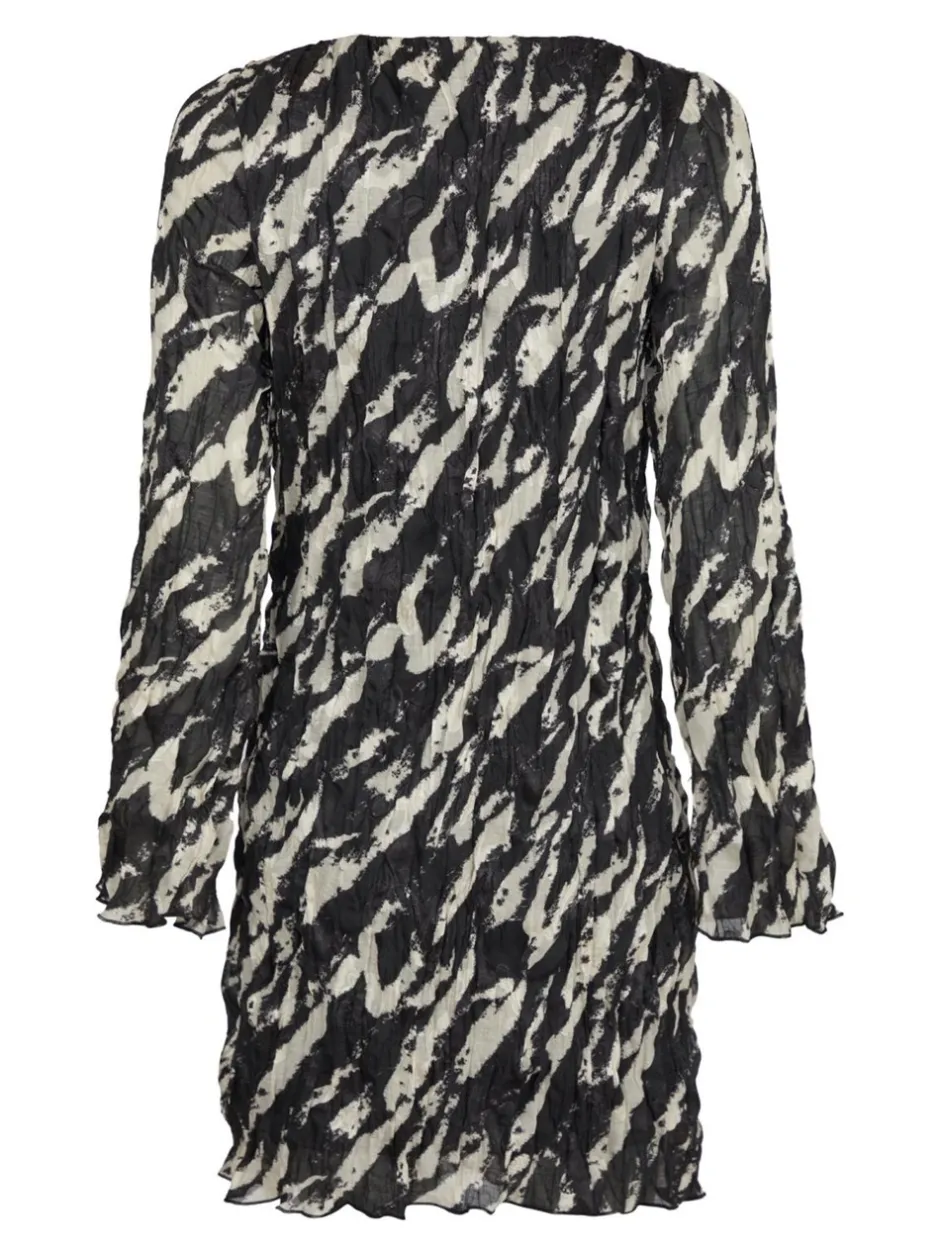 Neo Noir Luni Distressed Zebra Kjole, , 38*Dame Kjoler