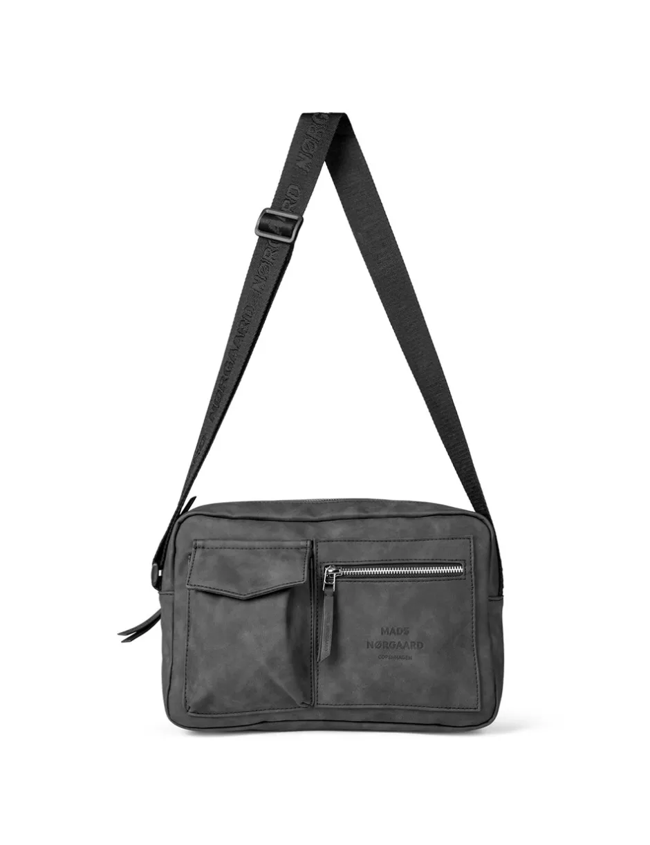 Outlet Mads Nørgaard Lush Cappa Crossbody, Asphalt