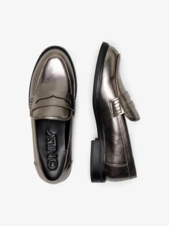 ONLY Lux Loafer, , 38 Gunmetal