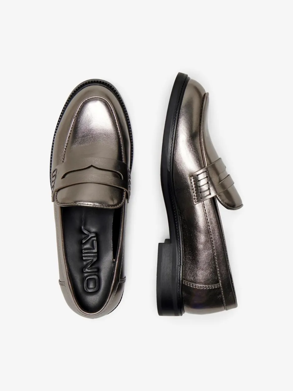 ONLY Lux Loafer, , 38 Gunmetal