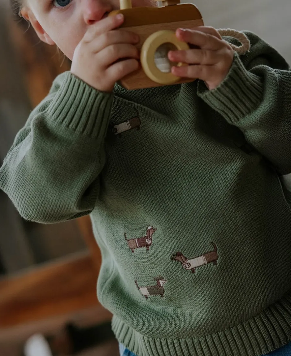 Fliink Mahdi Dog Pullover, , 95 cm*Børn Strik & Sweatshirts