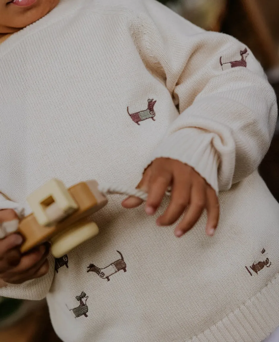 Fliink Mahdi Dog Pullover, , 85 cm*Børn Strik & Sweatshirts