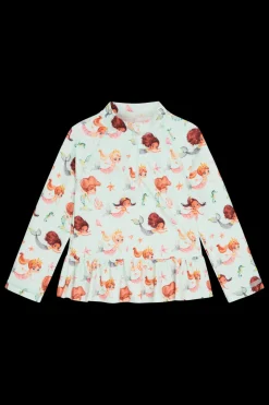 Discount Hust & Claire Maiak Badebluse, , 86-92 cm Wan Blue