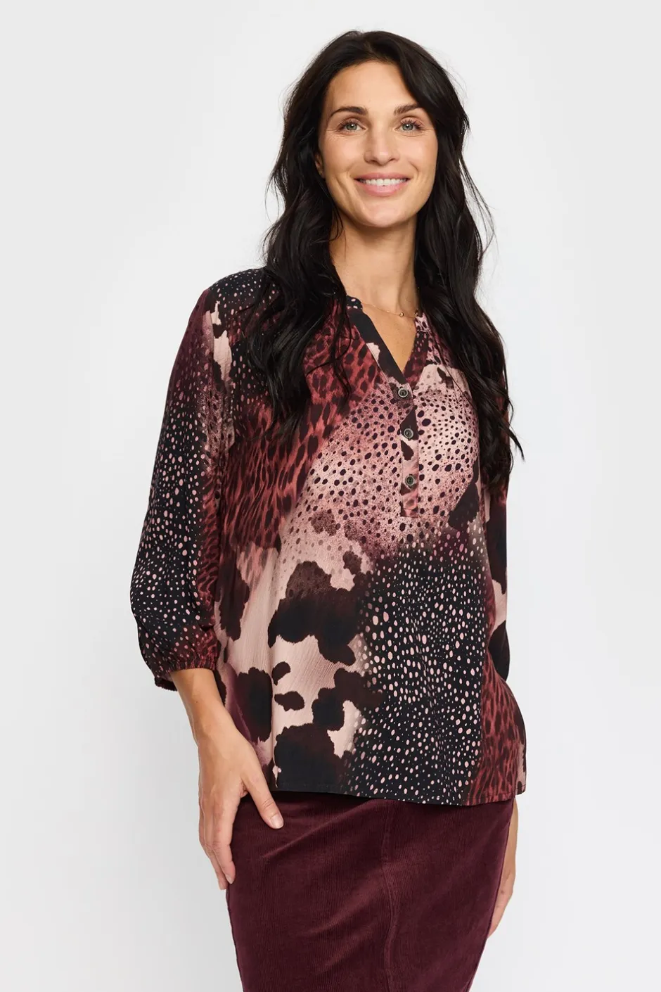 2-Biz Maja Bluse, , L*Dame Bluser & Skjorter