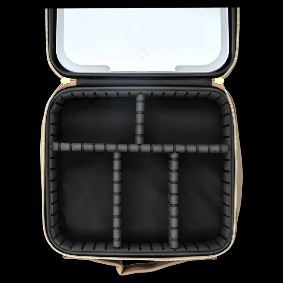 Essential Makeuptaske Med LED Spejl*Dame Toilettasker|Toilet- & Makeuptasker