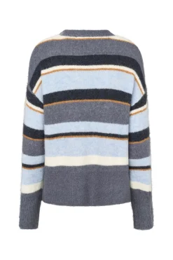 Clearance PBO Makila Knit Sweater, , M Multi Stripe
