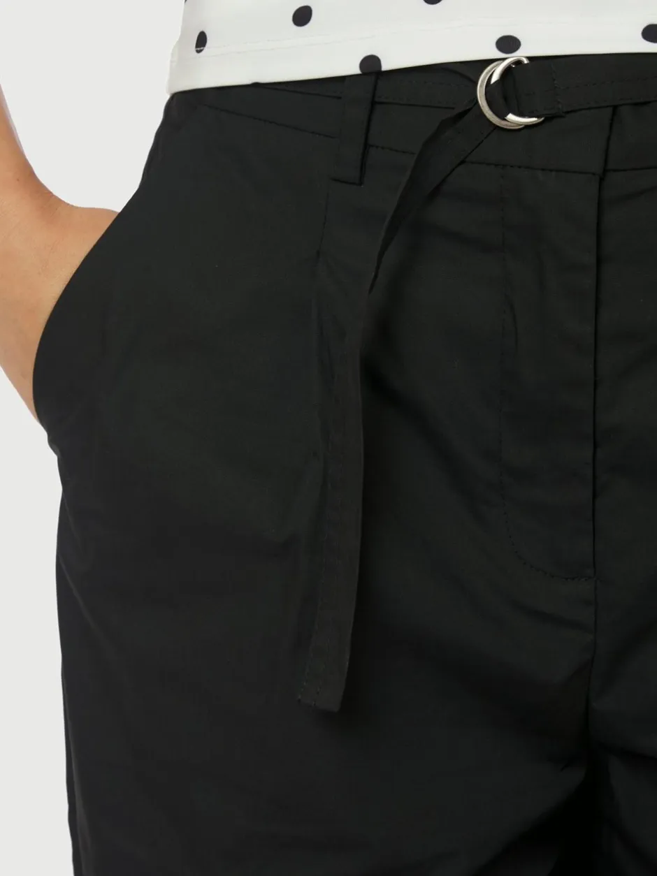 Neo Noir Malba Poplin Bukser, , 42 Black