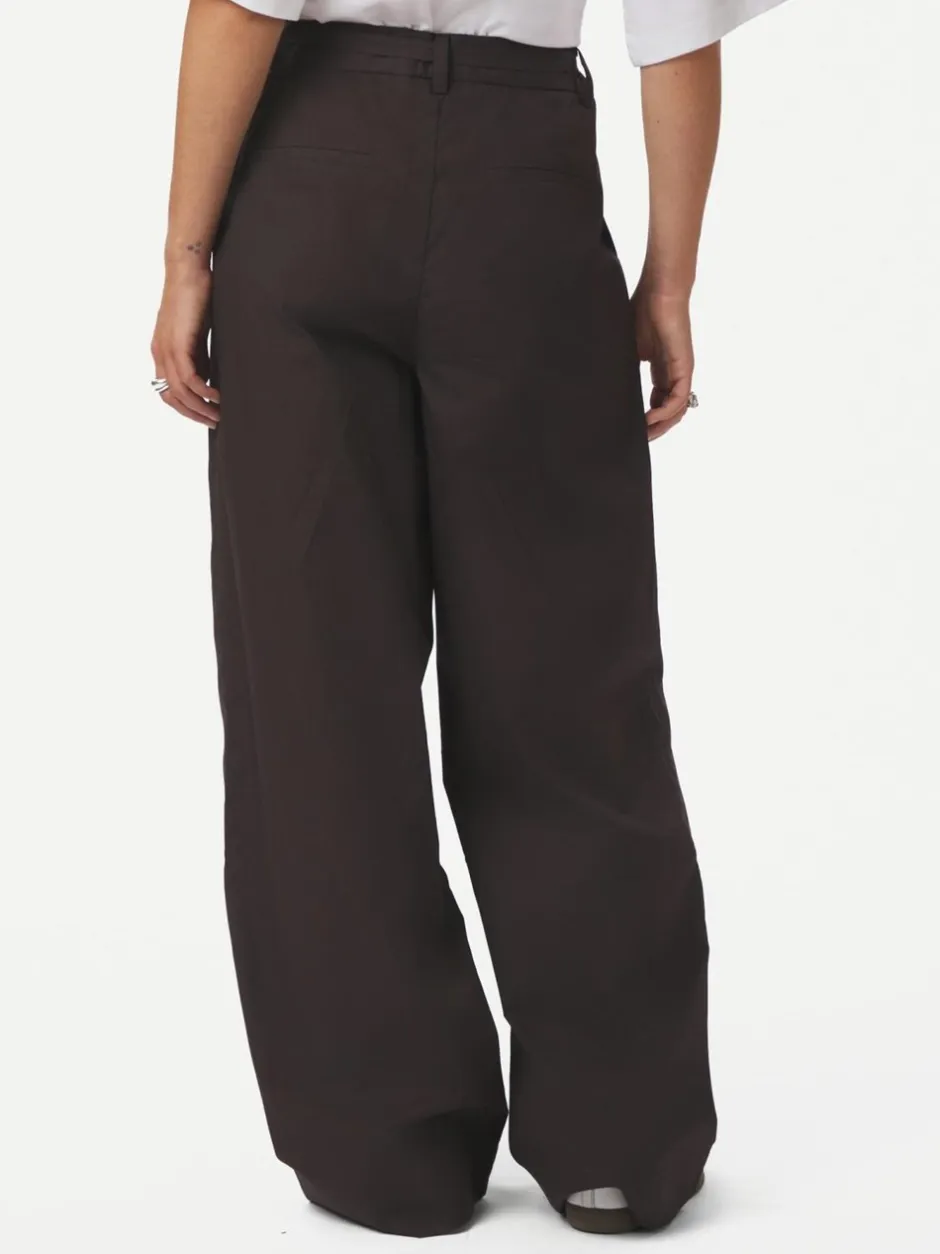 Neo Noir Malba Poplin Bukser, , 36*Dame Bukser & Leggings