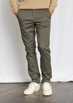 New Bruun & Stengade Malik Regular Fit Chinos, , W36/L32 Army