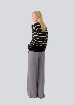 Sale Modström MalvaMD Stripe Polo, , M Black Summersand Stripe