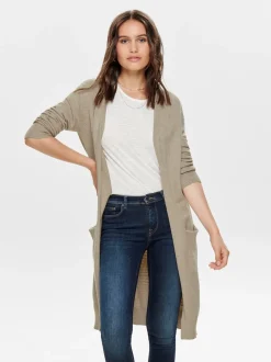 Discount JDY Marco Lang Cardigan, , S Beige Melange