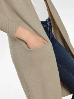 Discount JDY Marco Lang Cardigan, , S Beige Melange