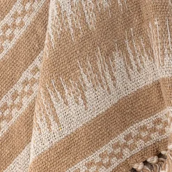 New Bloomingville Marmi Plaid, , 130x160 cm Brun