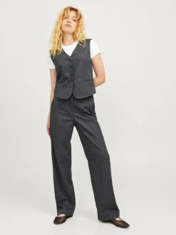 Sale JJXX Mary Brushed Vest, , XXS Dark Grey Melange