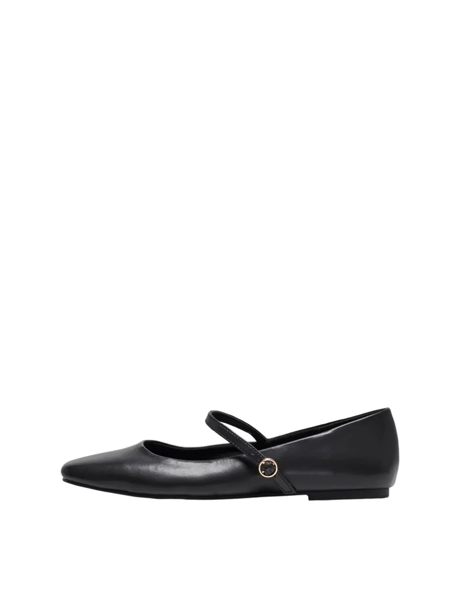 Outlet ONLY Mary Jane Ballerinasko, , 38 Black
