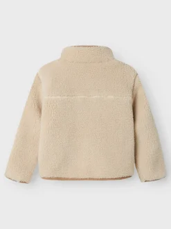 Sale Name It Mattia Shepa Jakke, , 110 cm Moonbeam Savannah Tan