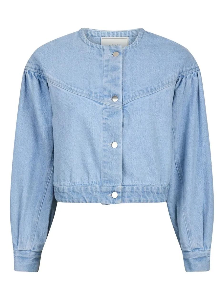 Best Neo Noir Mavis Denim Jakke, , 42 Light Blue