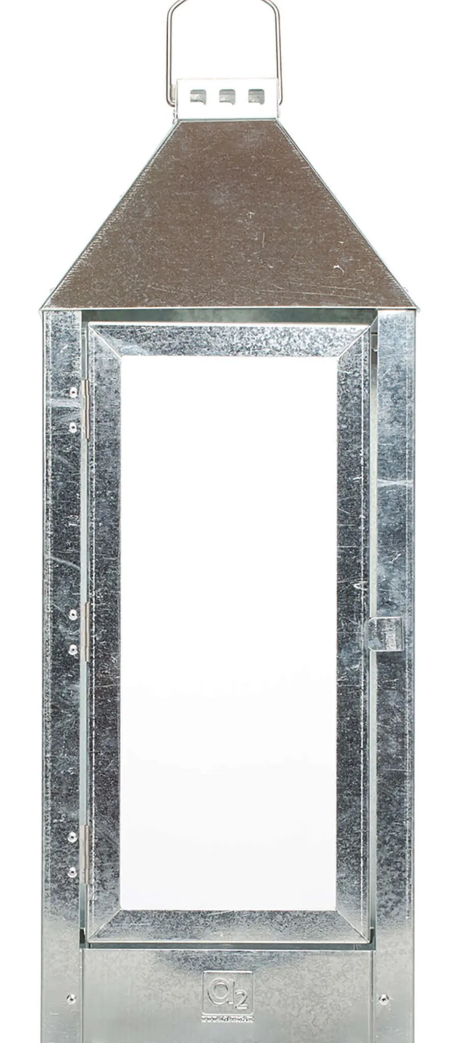New A2 Living Maxi Lanterne, Galvaniseret, 22,5x60x22,5 cm Sølv