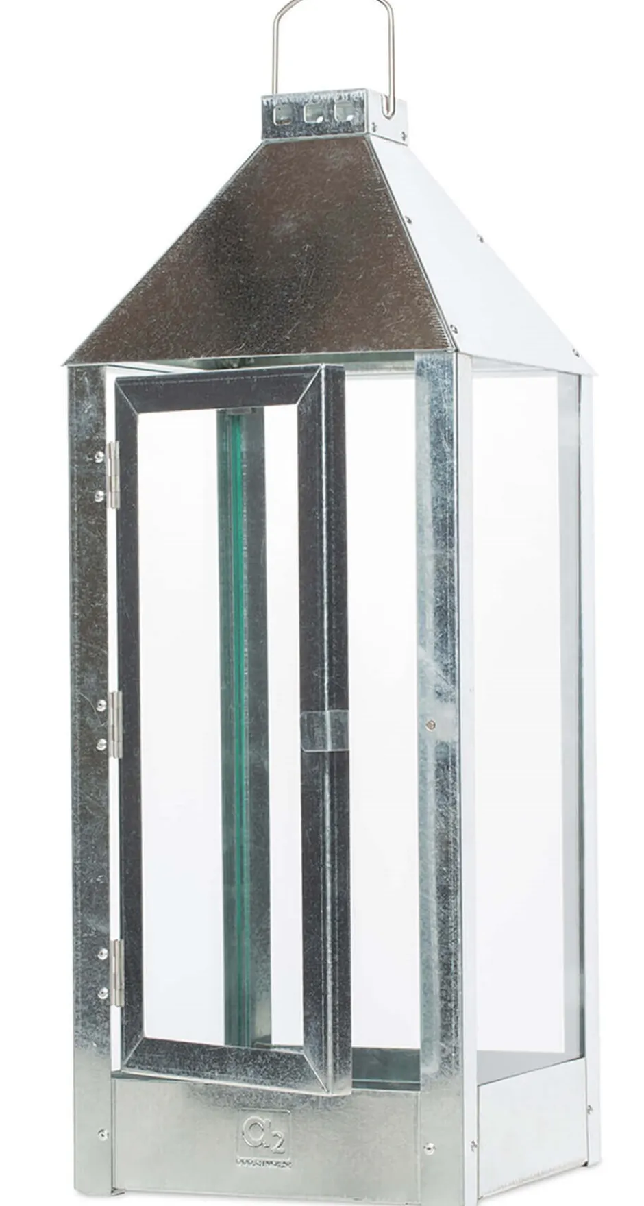 New A2 Living Maxi Lanterne, Galvaniseret, 22,5x60x22,5 cm Sølv