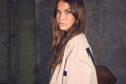 Outlet Haute L’Amitié Maxi Split Logo Sweatshirt, , S Beige