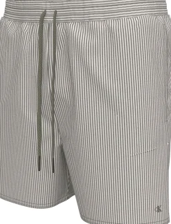 Calvin Klein Medium Drawstring Seersucker Badeshorts, , XXL* Badetøj