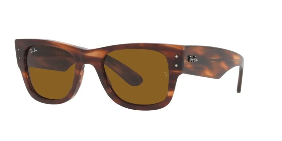 Best Ray Ban Mega Wayfarer Solbriller, Havana