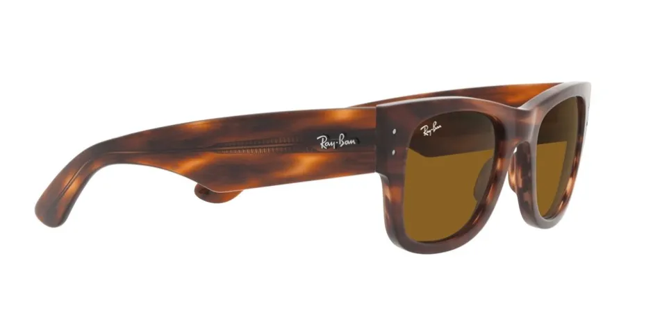 Best Ray Ban Mega Wayfarer Solbriller, Havana