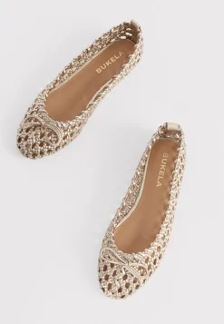 Discount Bukela Megan Ballerinasko, , 41 Gold