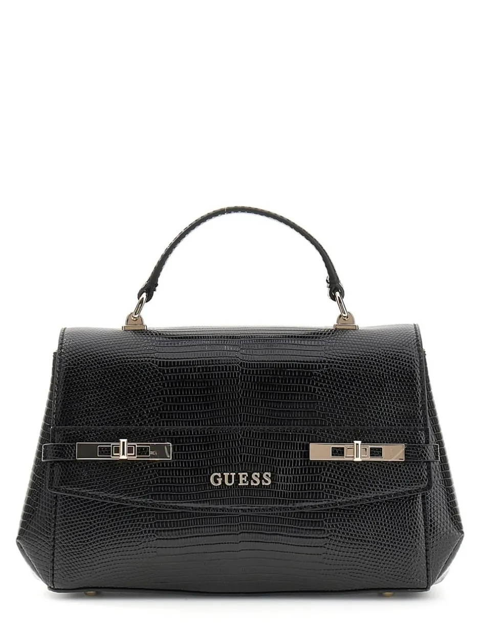 Hot Guess Melinda Top Handle håndtaske, Black