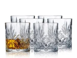 Lyngby Glas Melodia Krystal 6-pak Whiskyglas, , 31 cl* Køkken|Glas