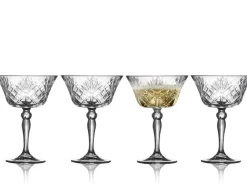 New Lyngby Glas Melodia 4-pak Champagneskål, , 26 cl Klar