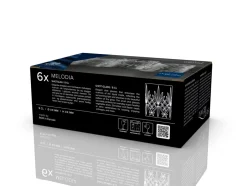 Discount Lyngby Glas Melodia 6-pak Shotglas, , 8 cl Clear