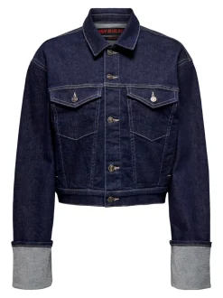 ONLY Mercer Fold Up Denimjakke, , XL*Dame Jakker & Frakker