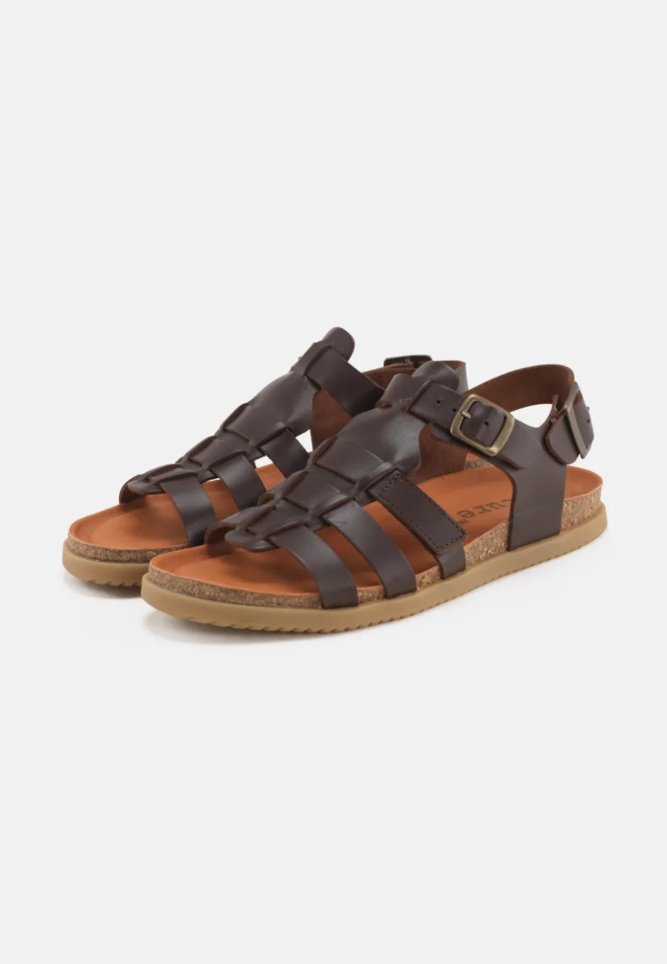 Discount Nature Mette Sandaler, , 42 Coffee