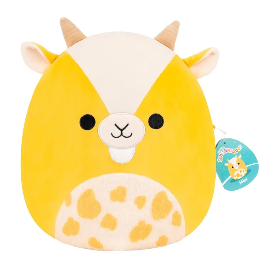 Clearance Squishmallows Miel Ged Bamse, Gul