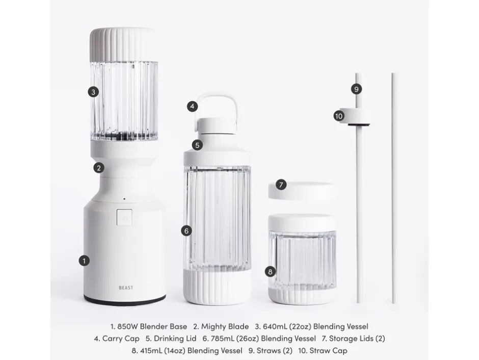 Beast Mighty Plus 850 Blender,* Køkkenmaskiner