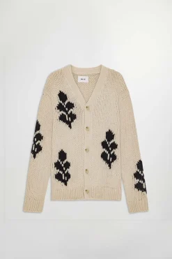 Discount NN. 07 Mika Cardigan, , L Ecru
