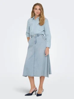 ONLY Mindy Denimnederdel, , XS*Dame Nederdele