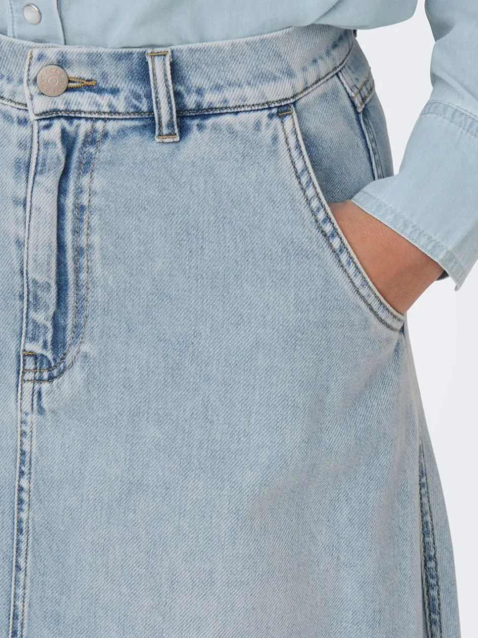 ONLY Mindy Denimnederdel, , XS*Dame Nederdele